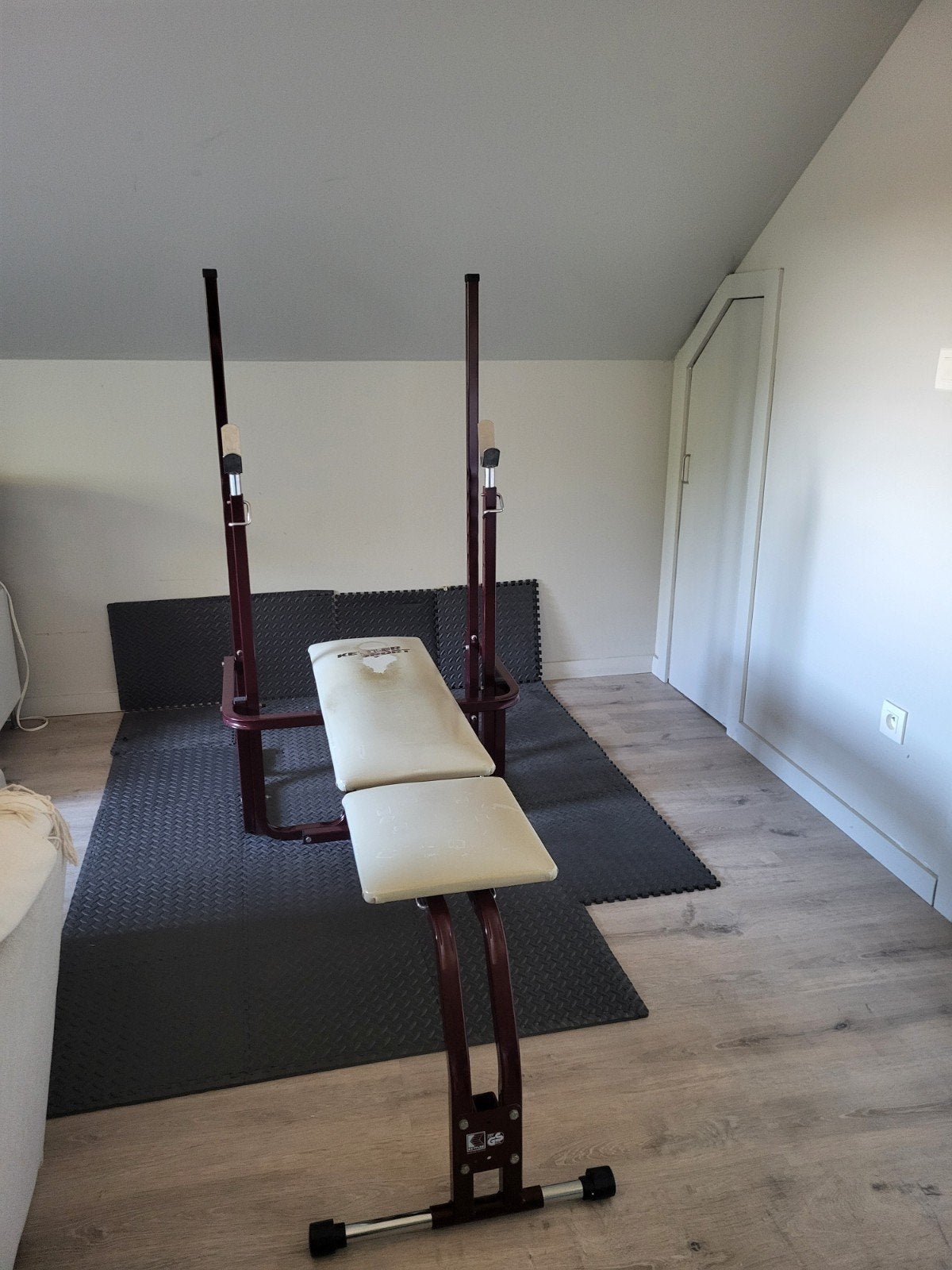 fitness toestel kettler met toebehoren zoals op foto, Sport en Fitness, Ophalen, Gebruikt