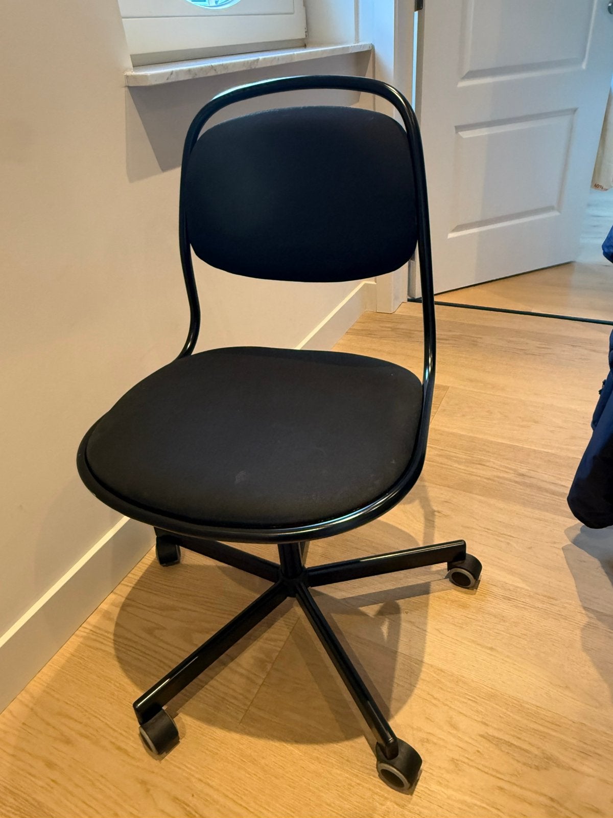 Bureautsoel Ikea, Huis en Inrichting, Bureaustoelen, Ophalen of Verzenden, Gebruikt, Zwart, Bureaustoel