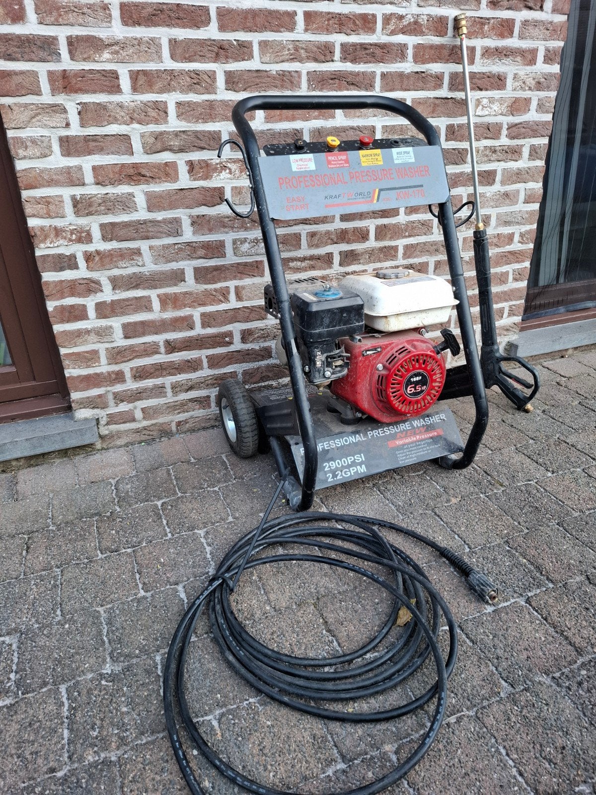 Hogedrukreiniger op benzine, Jardin & Terrasse, Nettoyeurs haute pression, Enlèvement, Essence