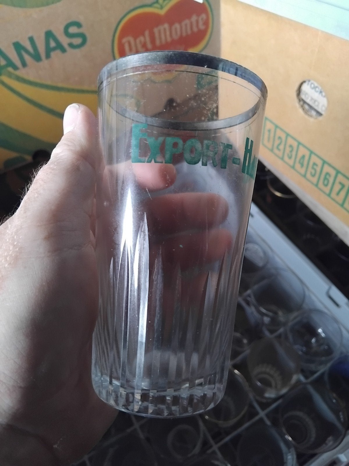 verre à bière Export Haecht, Collections, Enlèvement ou Envoi