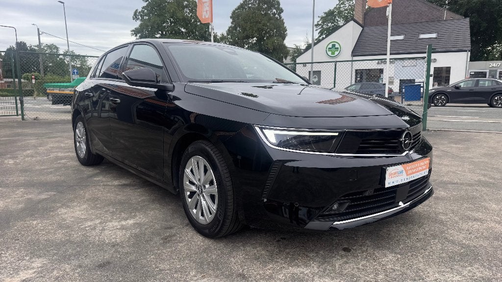 Opel Astra,1.2i Turbo, 2022, 7.439km's, Camera + Garantie, Auto's, Bluetooth, 1199 cc, Zwart, Bedrijf