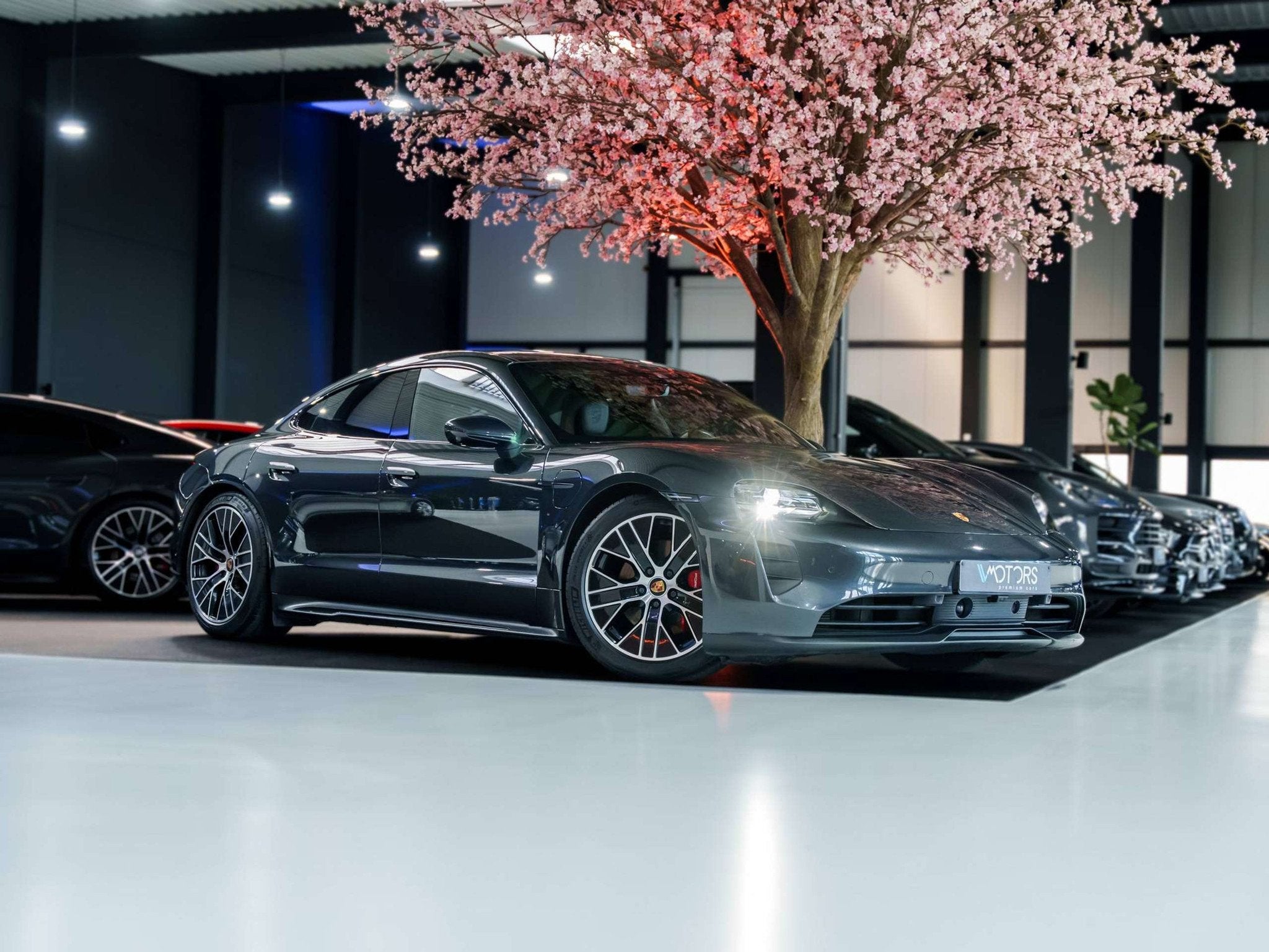 Porsche Taycan 4S - Burmester 3D - Achterasbesturing - Massa, Automaat, Elektrisch, Zilver of Grijs, Porsche
