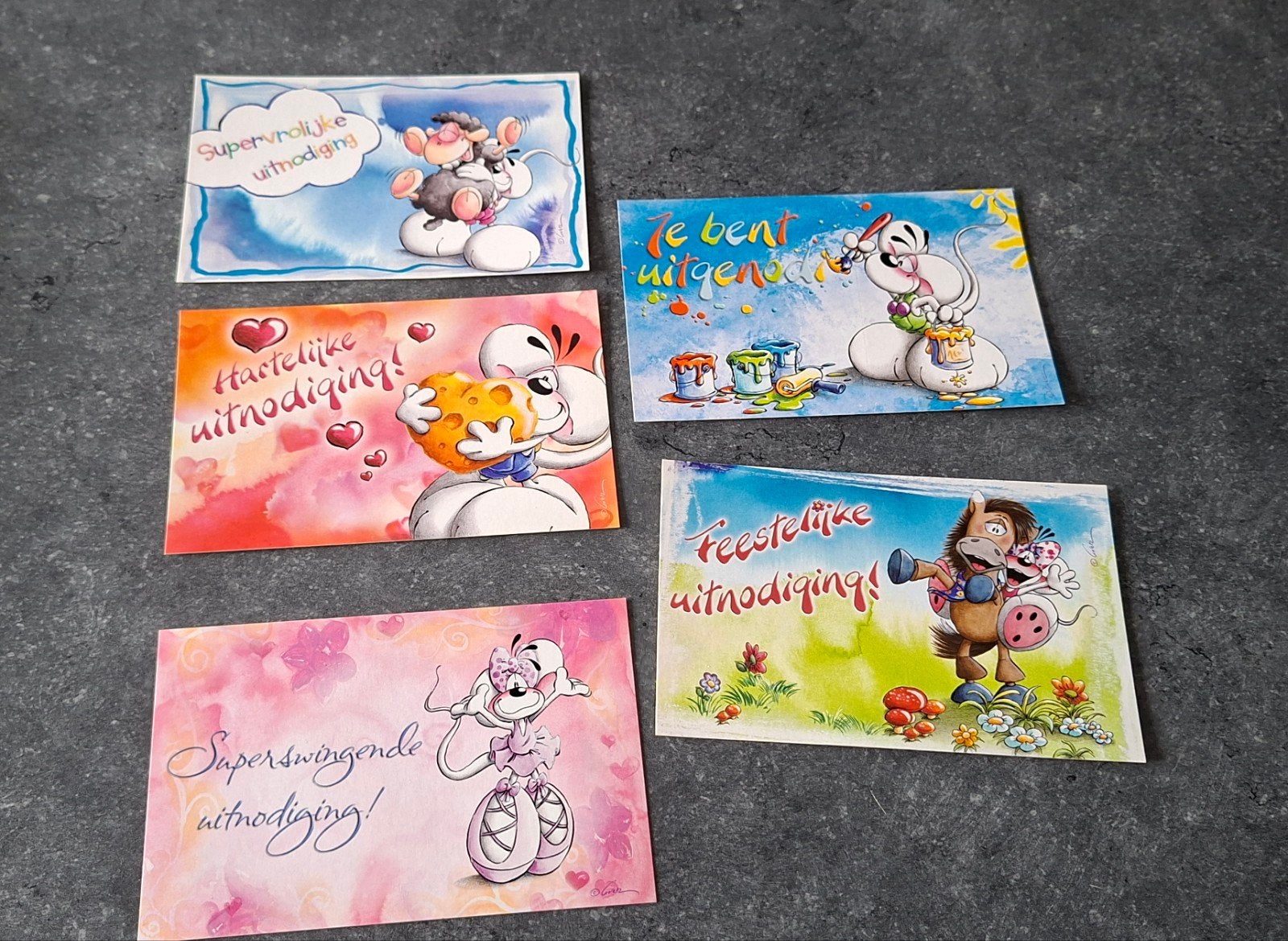 Diddl uitnodiging, Collections, Diddl, Enlèvement, Diddl, Neuf, Papier, Carte ou Papeterie