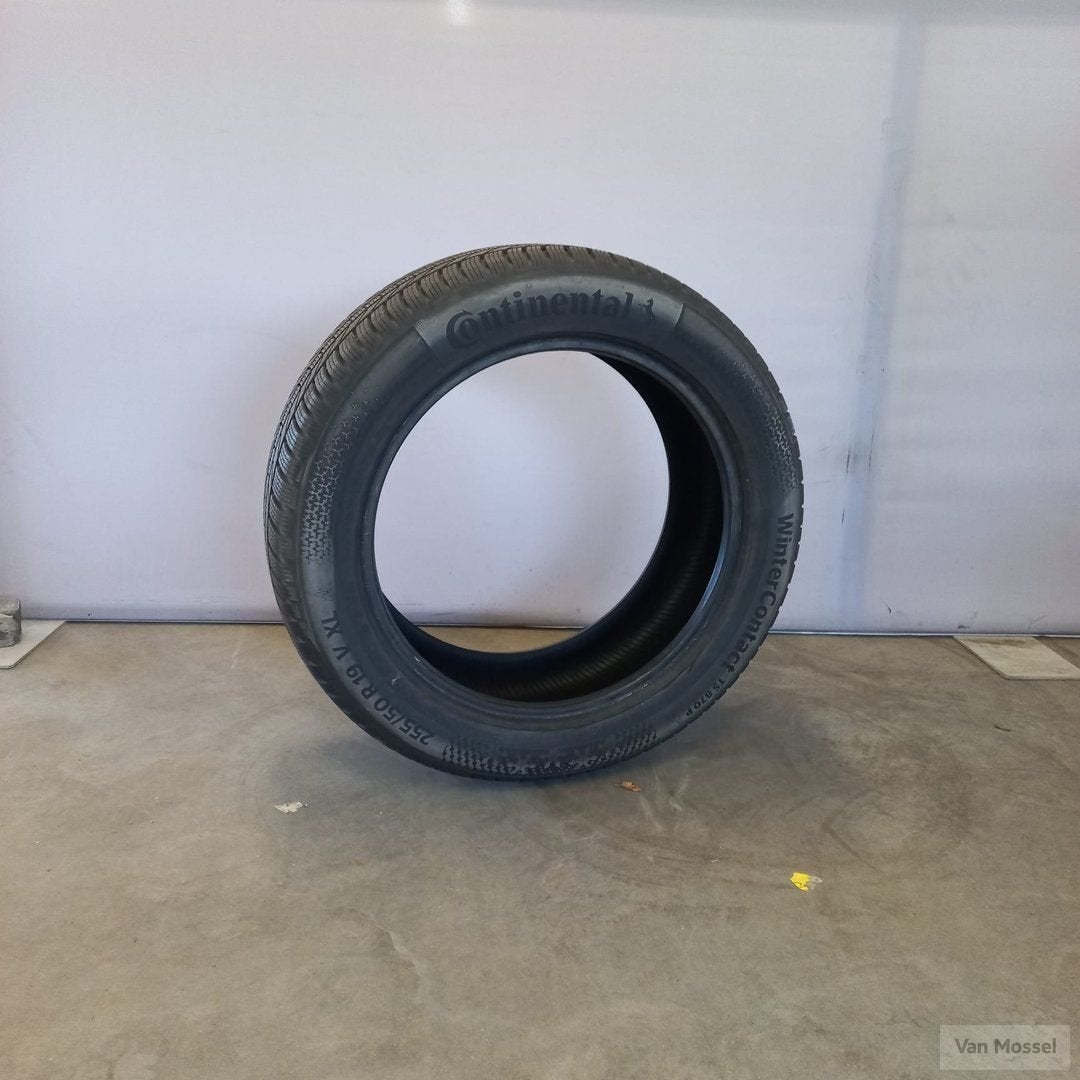 Continental Winter contact TS 870 P 255/50/R19 107V, Auto-onderdelen, Banden en Velgen, 19 inch, Gebruikt, 255 mm, -