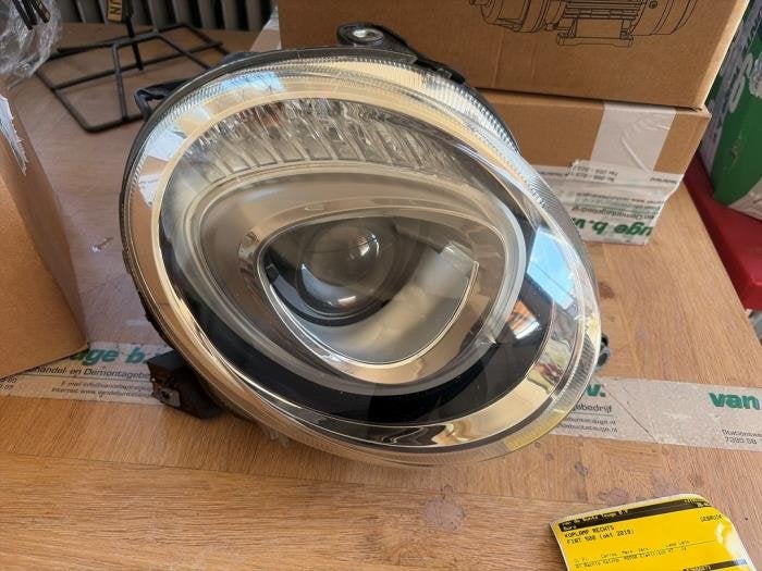 Koplamp rechts van een Fiat 500, Gebruikt, -, -, Ophalen of Verzenden