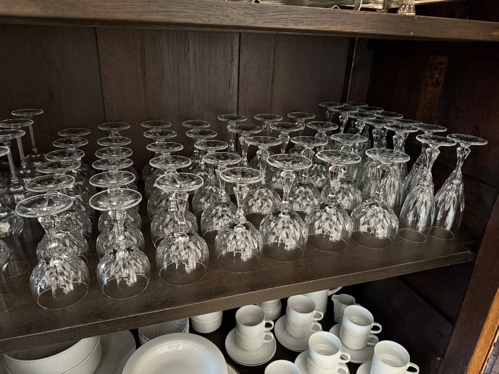 Set Kristallen Glazen, Ophalen