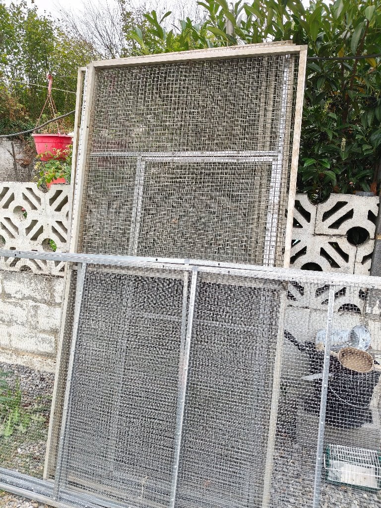 Panneau voliere, Enlèvement, Utilisé, Aluminium, Volière