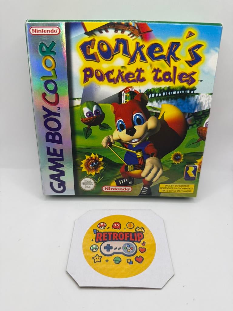 Conker's Pocket Tales Nintendo Gameboy Color - PAL, Enlèvement ou Envoi, 1 joueur, Ordinateurs reliés, Aventure et Action