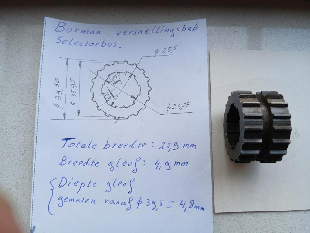 Burman CLUTCH LAYSHAFT SLIDING, Ophalen of Verzenden, Nieuw