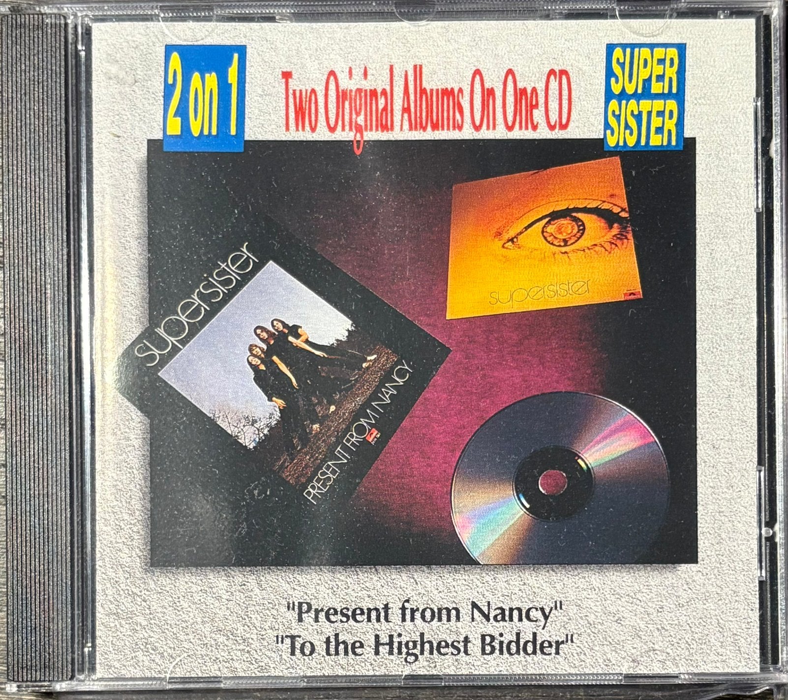 SUPERSISTER - Present From Nancy/To The Highest Bidder, CD & DVD, CD | Rock, Enlèvement ou Envoi, Comme neuf, Rock progressif