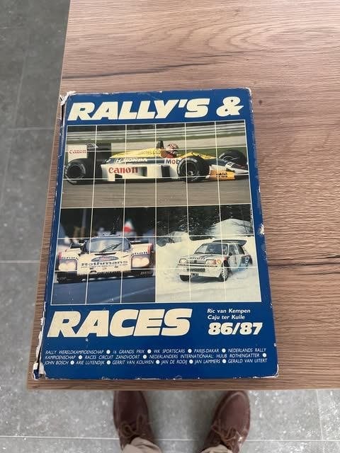 rally's & races 86/87 Ric van Kempen, Enlèvement ou Envoi, Utilisé, Voitures