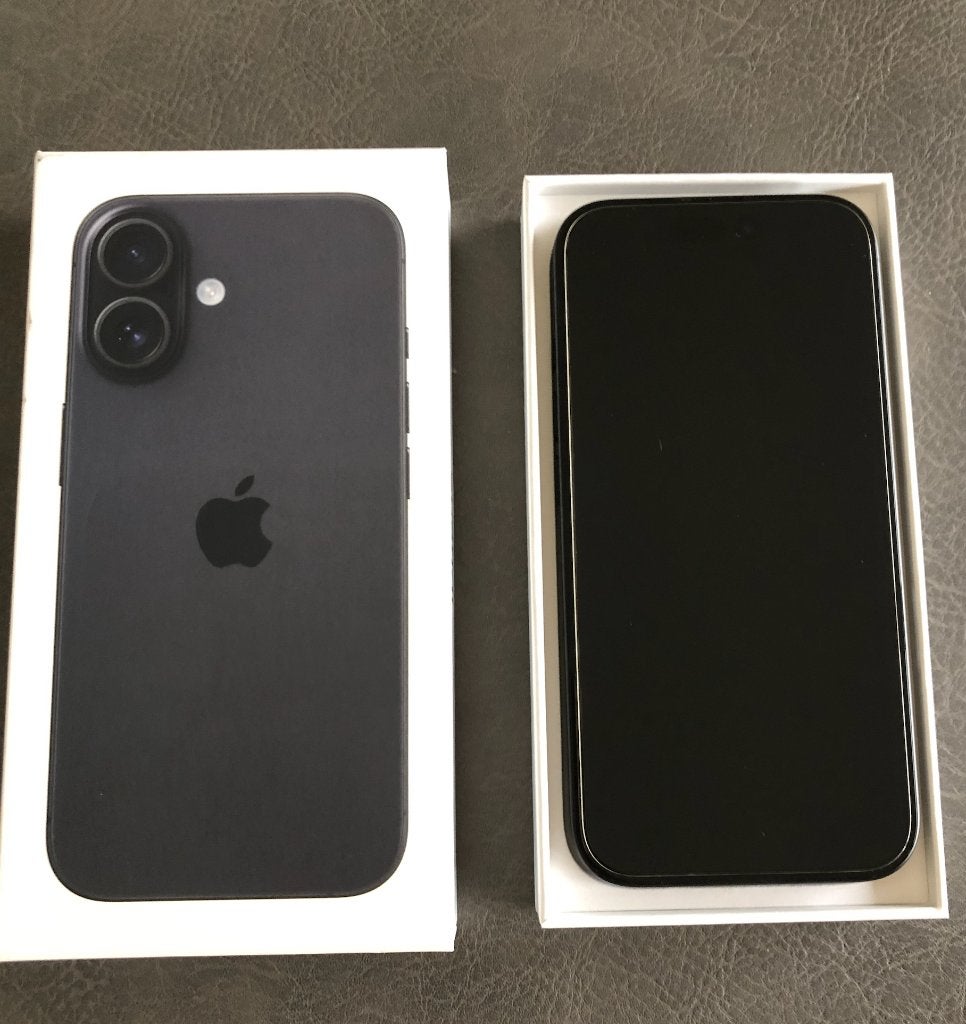 iPhone 16 - 128 GB - 100% batterij, Ophalen, 128 GB, Zwart, IPhone 16