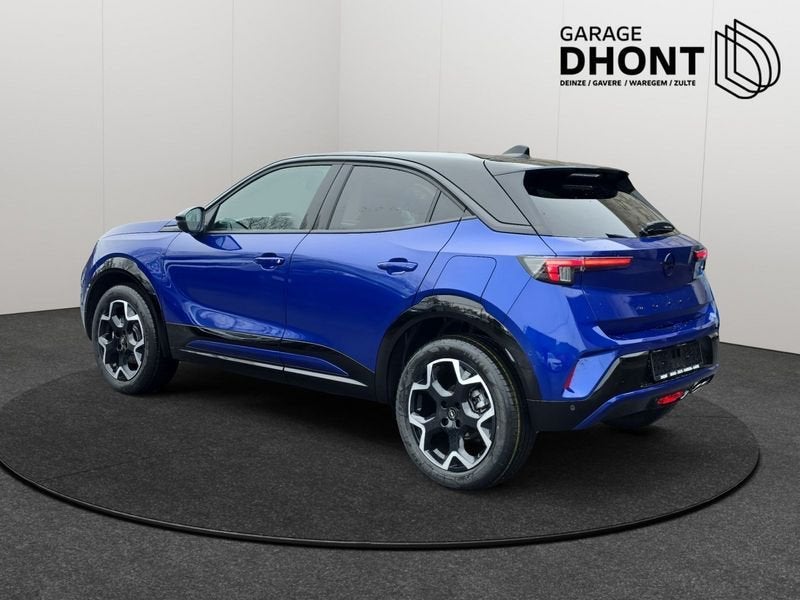 Opel Mokka Ultimate - 1.2 MHEV - Automaat - 145PK, Auto's, 1199 cc, Blauw, Leder en Stof, Bedrijf
