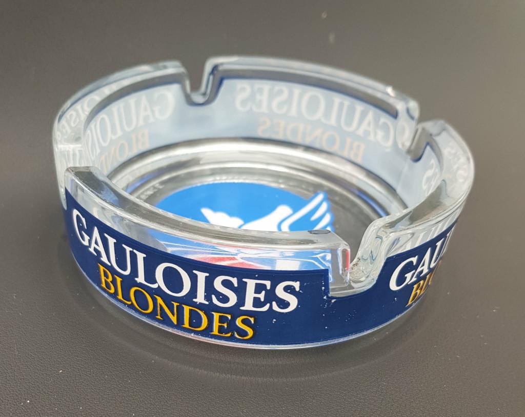 ASBAK "GAULOISES BLONDES", Verzamelen, Rookartikelen, Aanstekers en Luciferdoosjes, Ophalen of Verzenden, Gebruikt, Asbak
