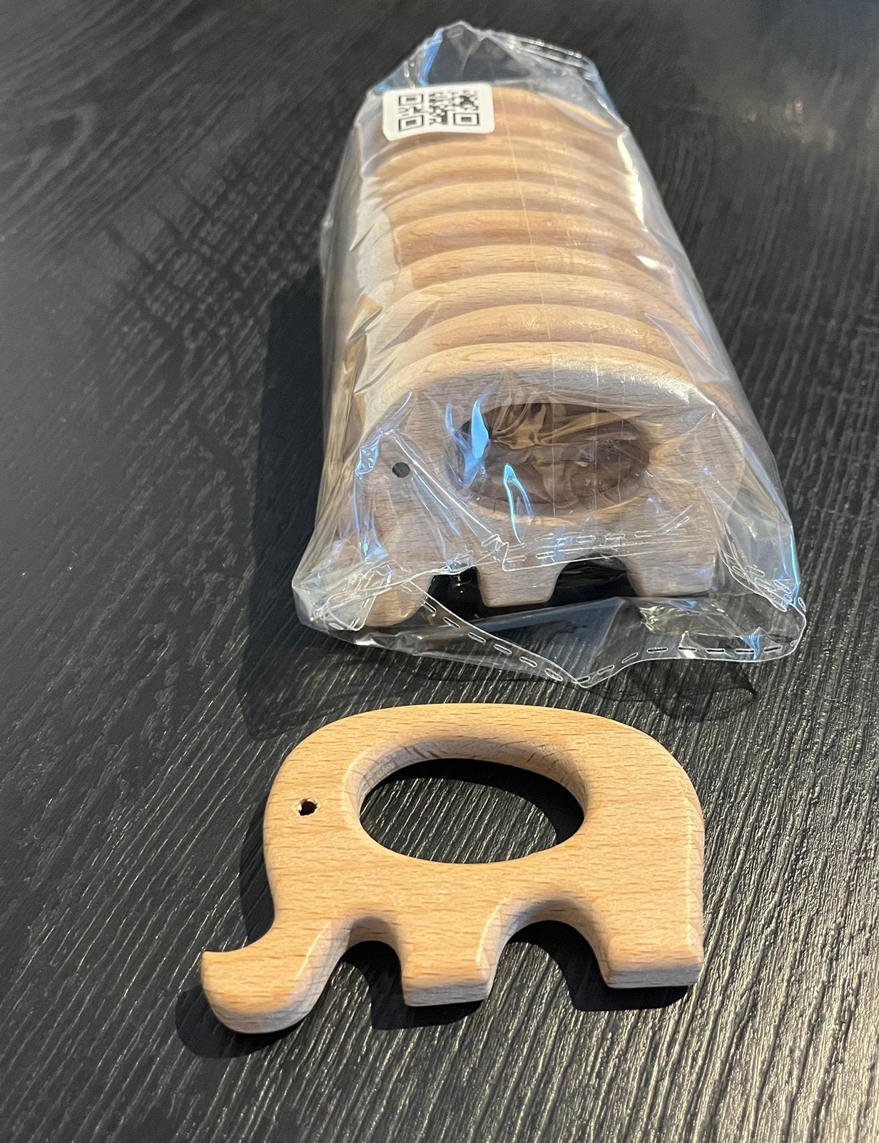 Houten bijtfiguur olifant 10x, Enlèvement ou Envoi, Neuf, Autres types