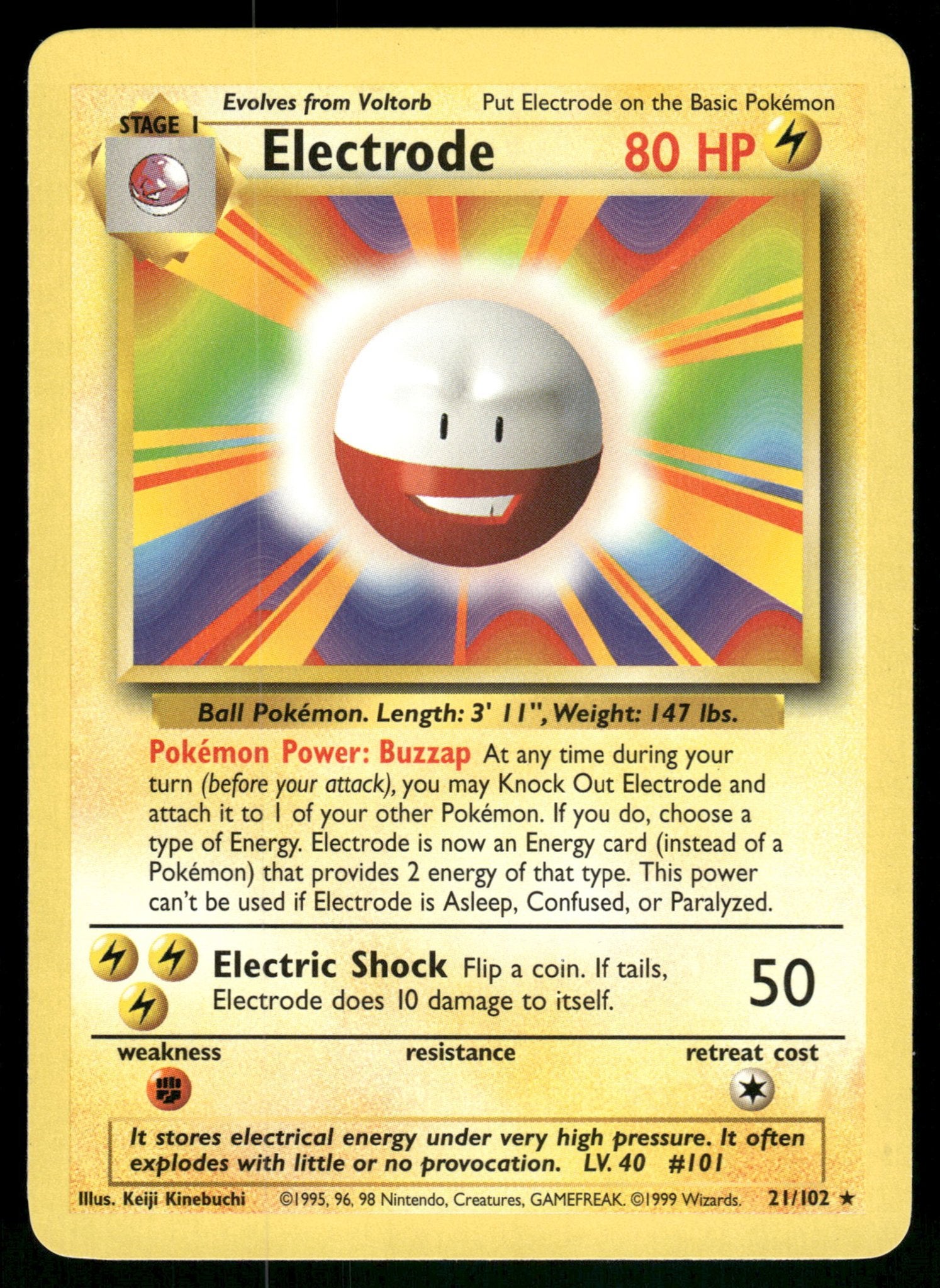 Electrode 21/102 - Base (EX), Hobby en Vrije tijd, Verzenden