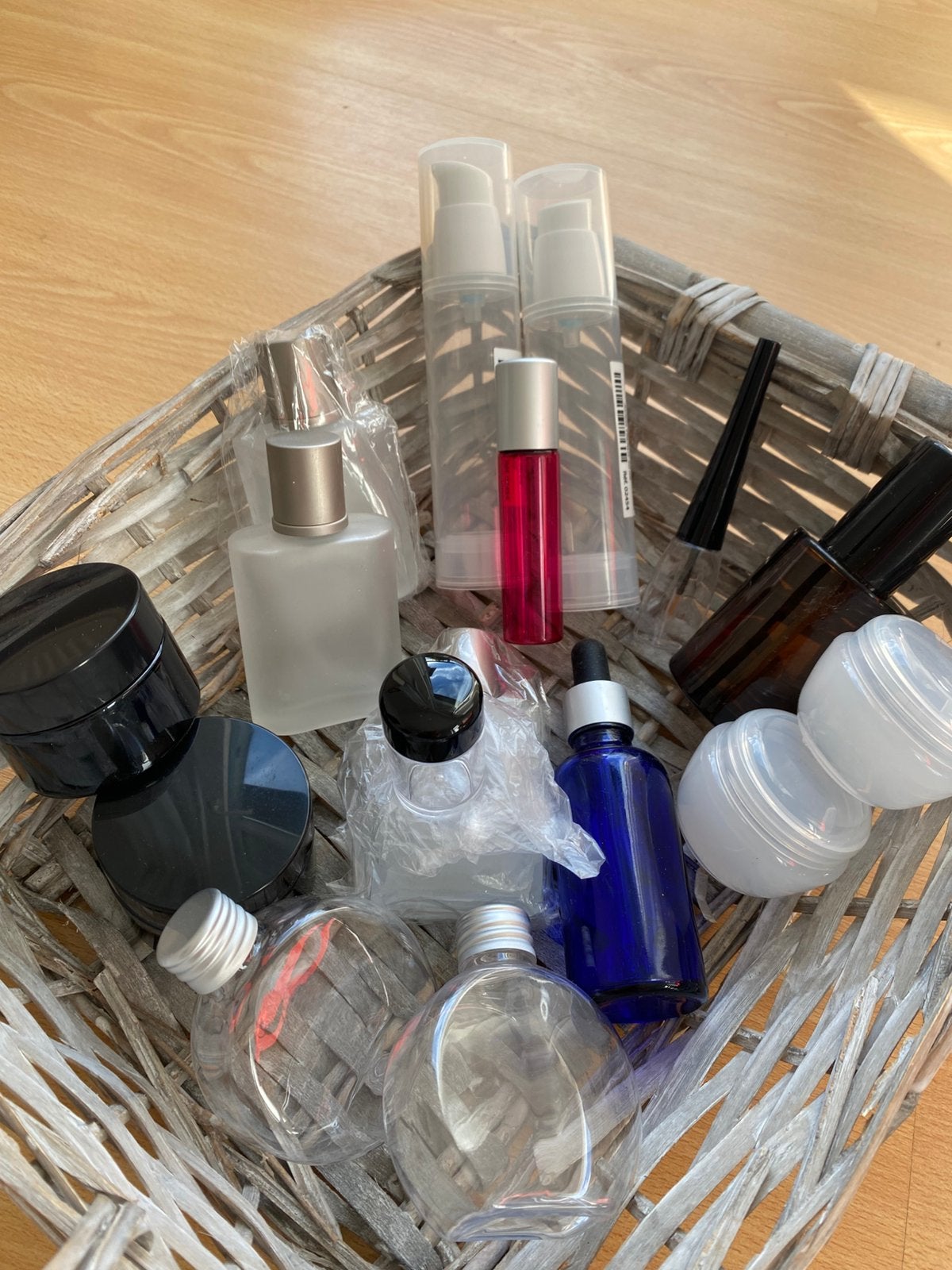 Petits pots, flacons  pour cosmétiques maison, Enlèvement ou Envoi, Comme neuf