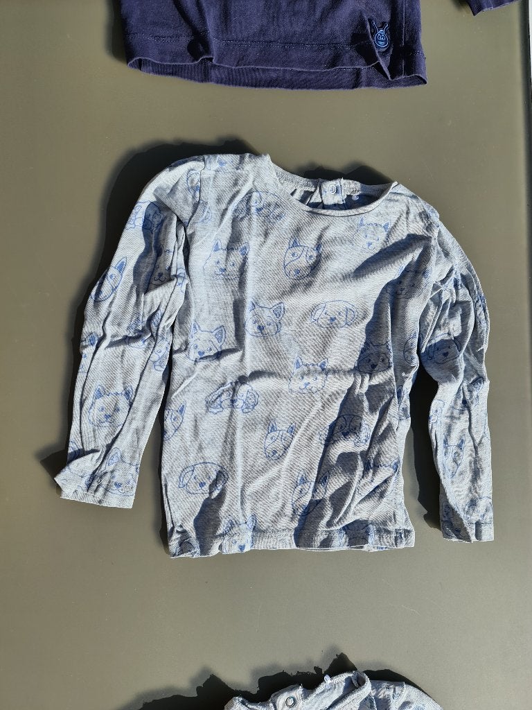 t-shirt met hondjes, trui 86, Kinderen en Baby's, Ophalen, Zo goed als nieuw