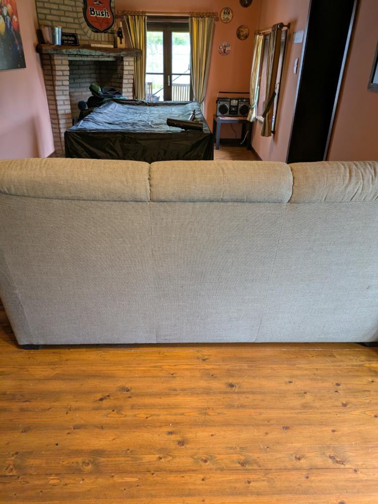 Drie zit te koop, Ophalen
