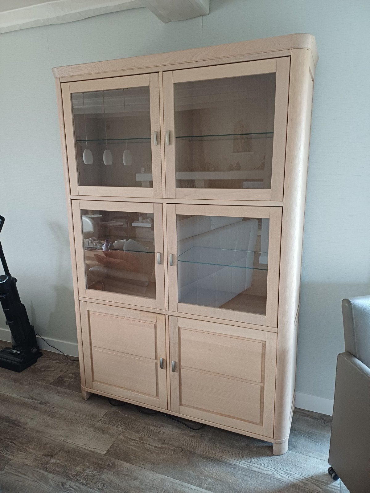 eetkamer licht eik, Huis en Inrichting, Ophalen, Gebruikt, 4 tot 6 stoelen