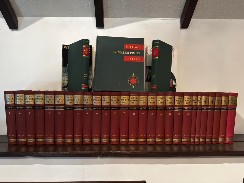 Grote Winkler Prins encyclopedie volledige reeks, Boeken, Encyclopedieën, Ophalen, Zo goed als nieuw