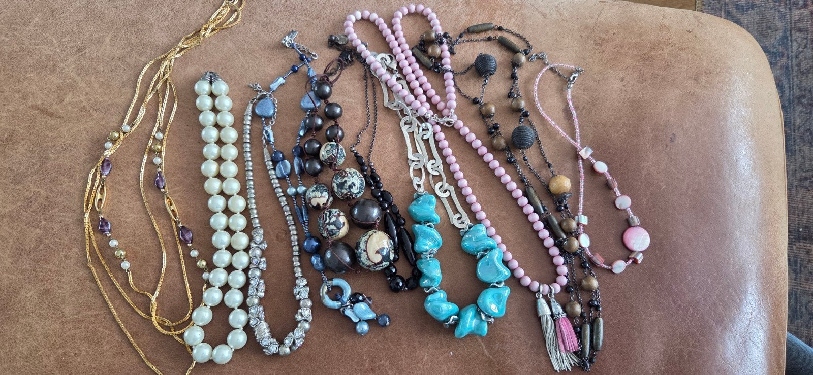 10 chaînes, toutes en bon état, Bijoux, Sacs & Beauté, Enlèvement ou Envoi