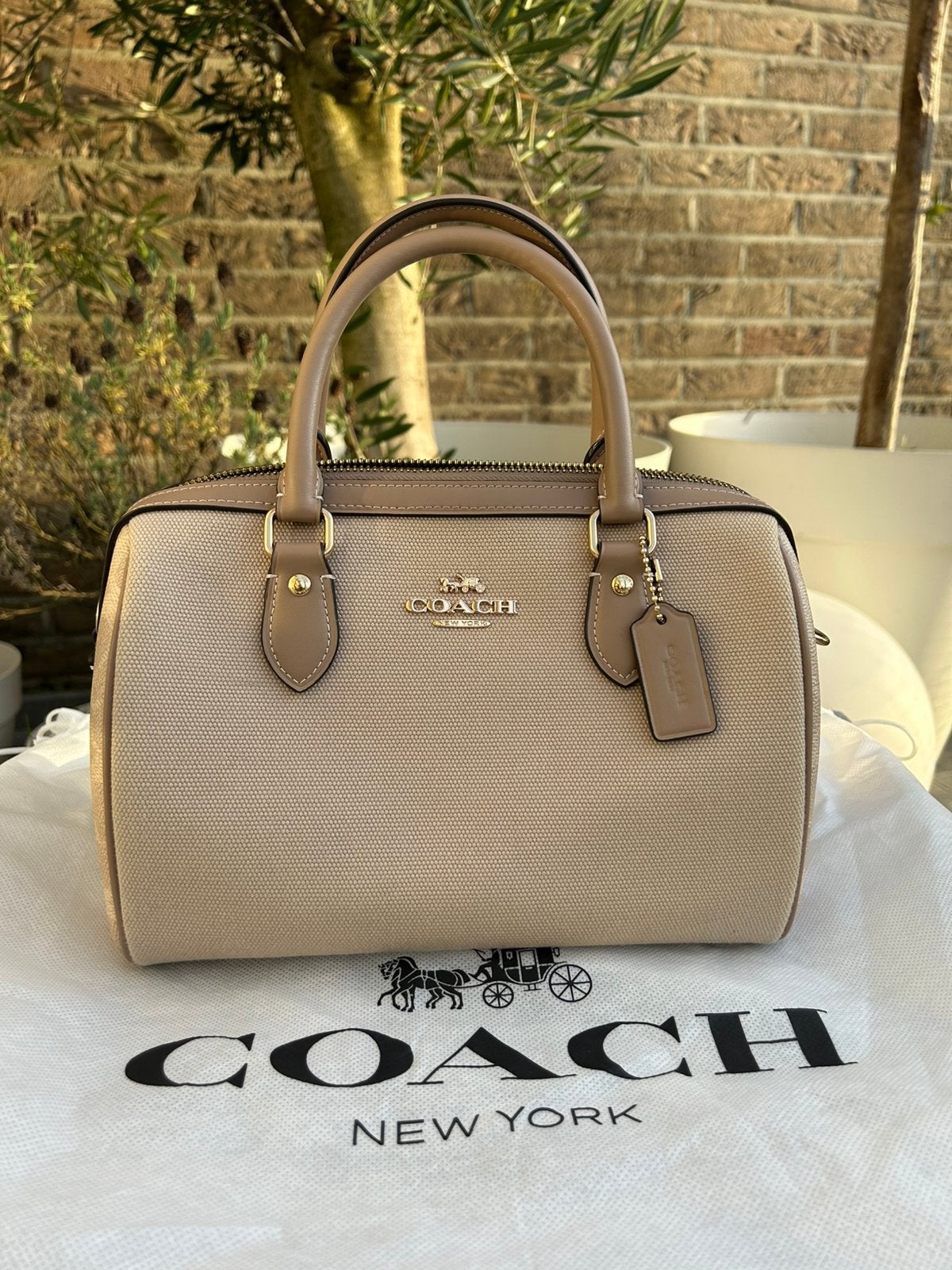 Originele Coach Rowan Satchel (Incl. Stofzak & aankoopbon), Handtassen en Accessoires, Ophalen of Verzenden, Zo goed als nieuw