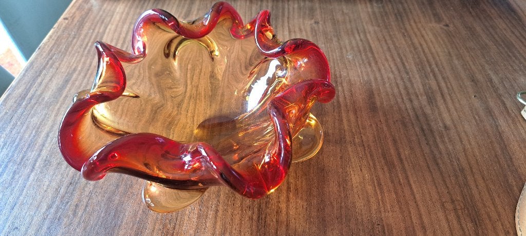 bol en verre d'art de Murano vintage, Antiquités & Art, Enlèvement ou Envoi