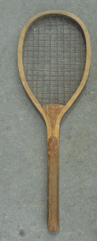 RAQUETTE DE TENNIS OU JEU DE PAUME VINTAGE, Envoi, Utilisé, Autres types