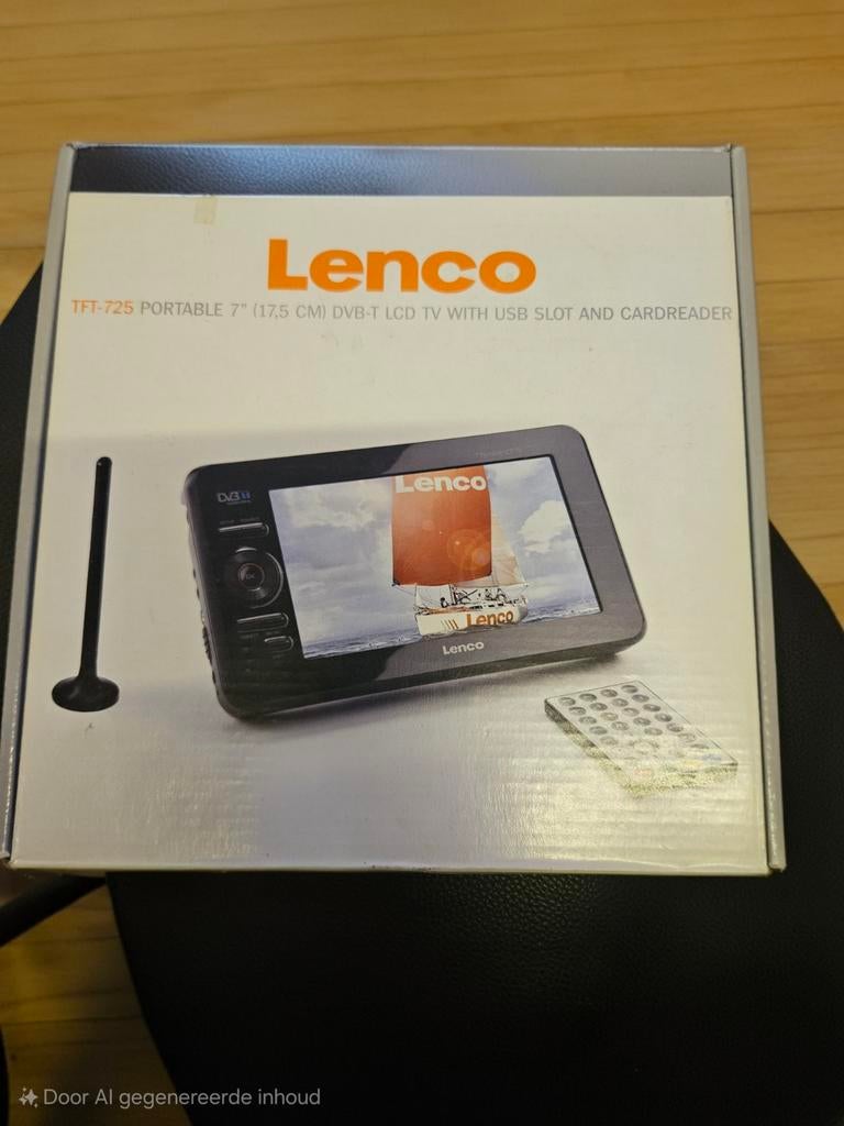 Lenco tv scherm met antenne, Enlèvement