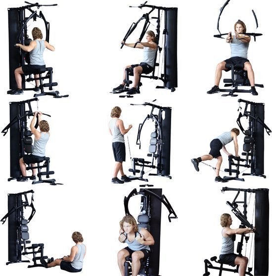 Focus Fitness unit 4 home gym (zelf demonteren en afhalen), Enlèvement, Autres matériaux, Dos, Centrale électrique
