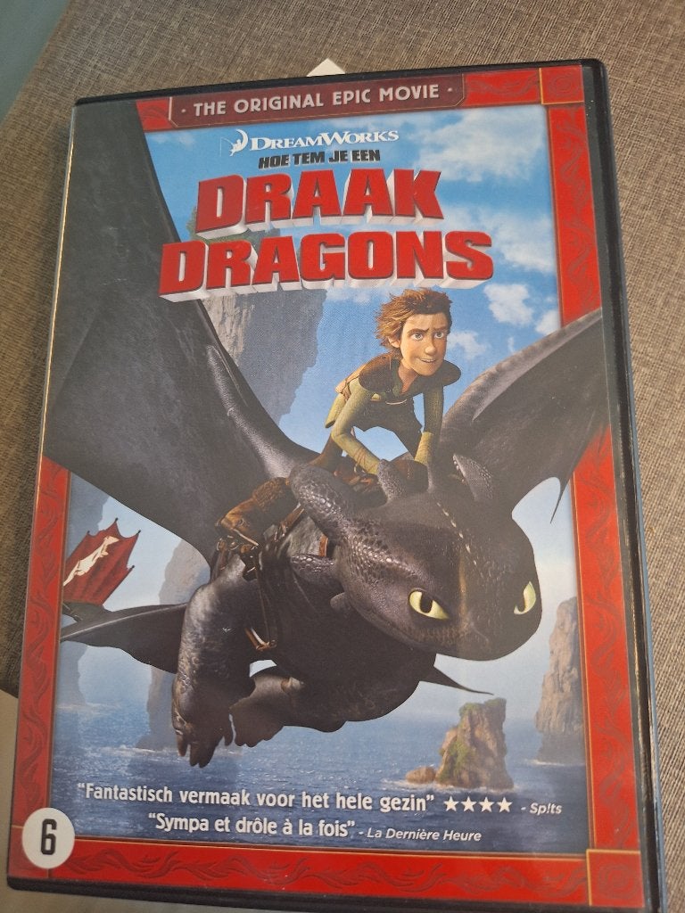 Hoe tem je een draak, dvd, Cd's en Dvd's, Ophalen of Verzenden, Zo goed als nieuw, Nederlands, Nederlands