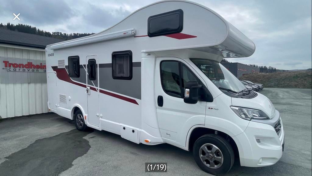 Rimor seal 9, Caravans en Kamperen, Mobilhomes, Fiat, Diesel, Particulier, Rimor
