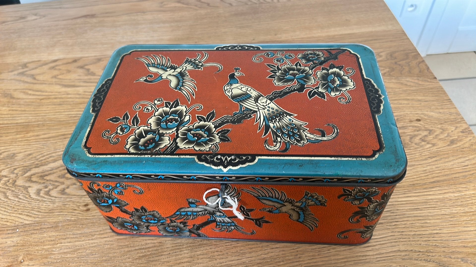 Art nouveau blikken doos, Schuybroek, Ophalen of Verzenden, Gebruikt, Koek(jes), Overige merken