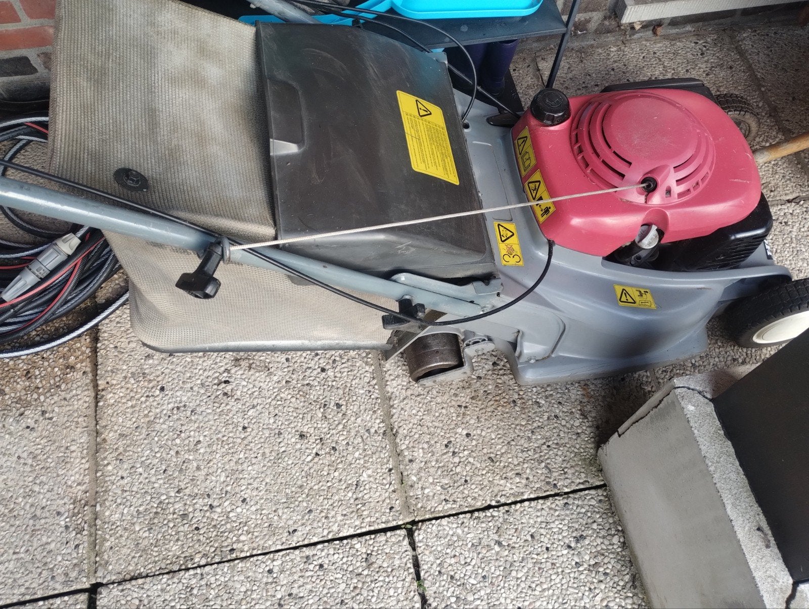 Honda hrb476c wals, Ophalen, Gebruikt, 40 t/m 49 cm, Opvangzak