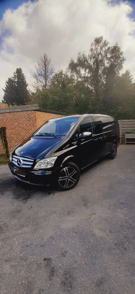 Mercedes Viano lichte vracht 5pl, Auto's, Automaat, Euro 5, Achterwielaandrijving, Zwart