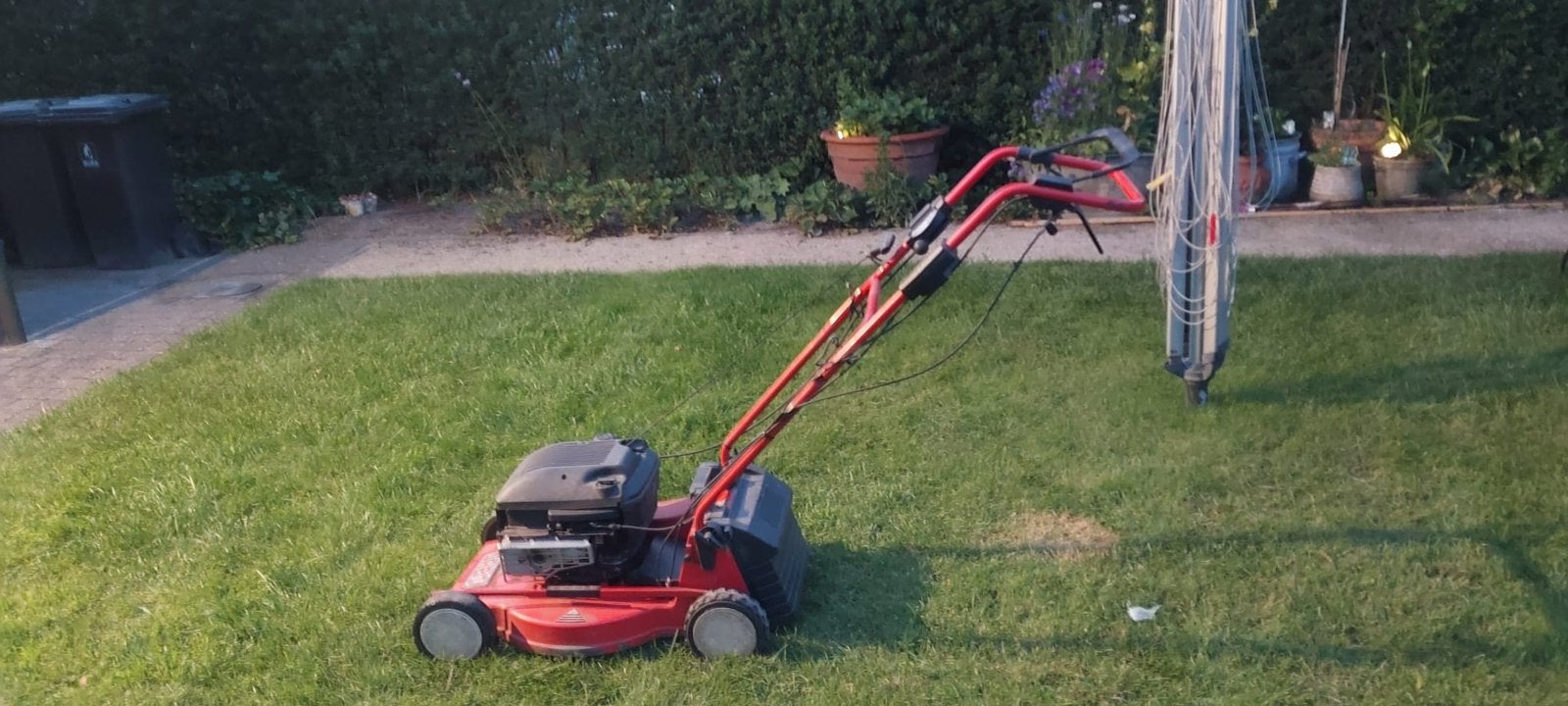 Sabo 47cm grasmaaier, Ophalen, Zo goed als nieuw, Opvangbak