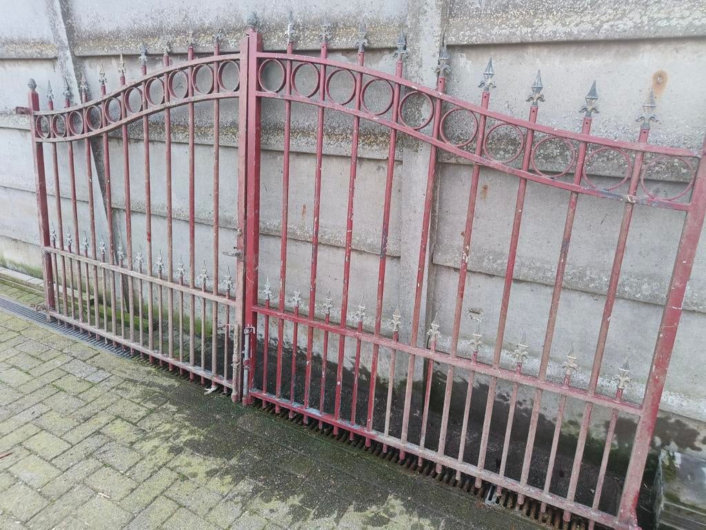 Poort oprit tuinpoort sierpoort weide smeedwerk, Ophalen