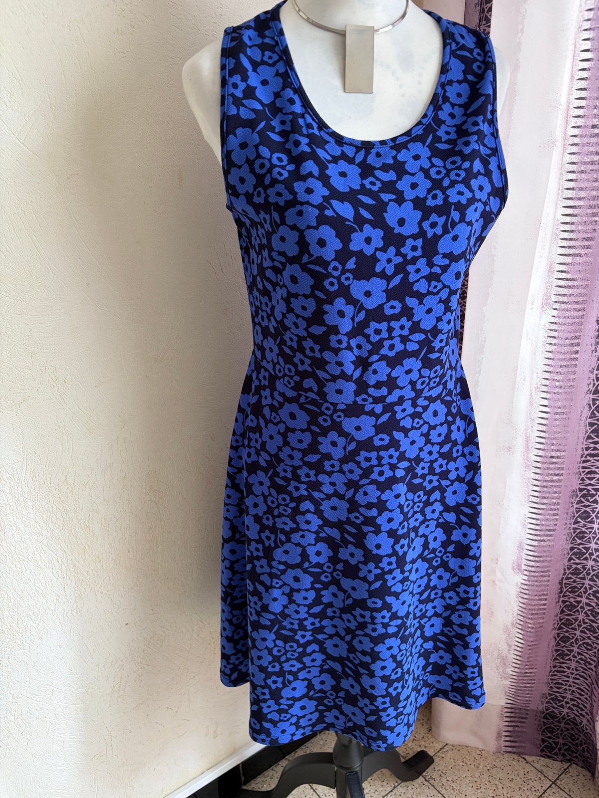 Jurk met bloemenprint — Cassis Collection — maat 44, Kleding | Dames, Jurken, Zo goed als nieuw, Ophalen of Verzenden