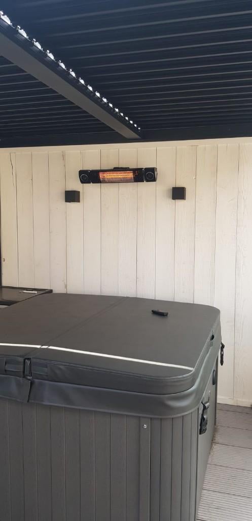 Terrasverwarmer, 1500 watt RC , bluetooth muziekboxen, Elektrisch, Verzenden, Nieuw, Waterbestendig
