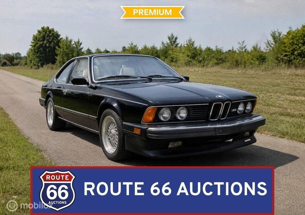 BMW M6 | 1987 | Route 66 Auctions, Autos, Oldtimers & Ancêtres, Entreprise, Achat, BMW, Essence, Autre carrosserie, Boîte manuelle