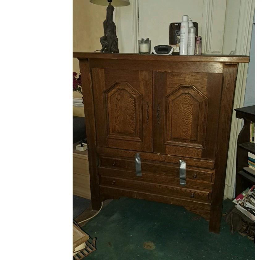 “meuble en chêne massif / style rustique / vintage”, Sport en Fitness, Sauna