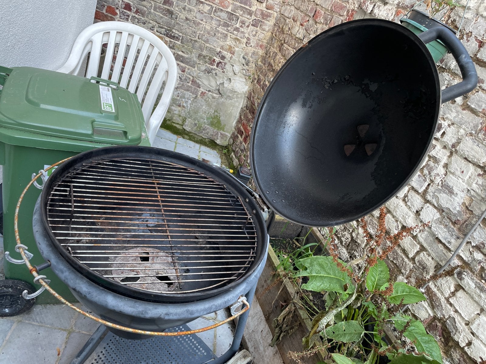 XL Berghoff BBQ, Jardin & Terrasse, Enlèvement, Utilisé, Avec accessoires