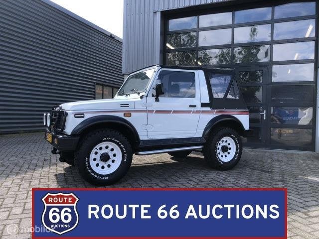 Suzuki Samurai 1.3 Cabriolet 4WD | 1992 | Route 66 Auctions, Auto's, Zwart, Bedrijf, Handgeschakeld, Overige carrosserie