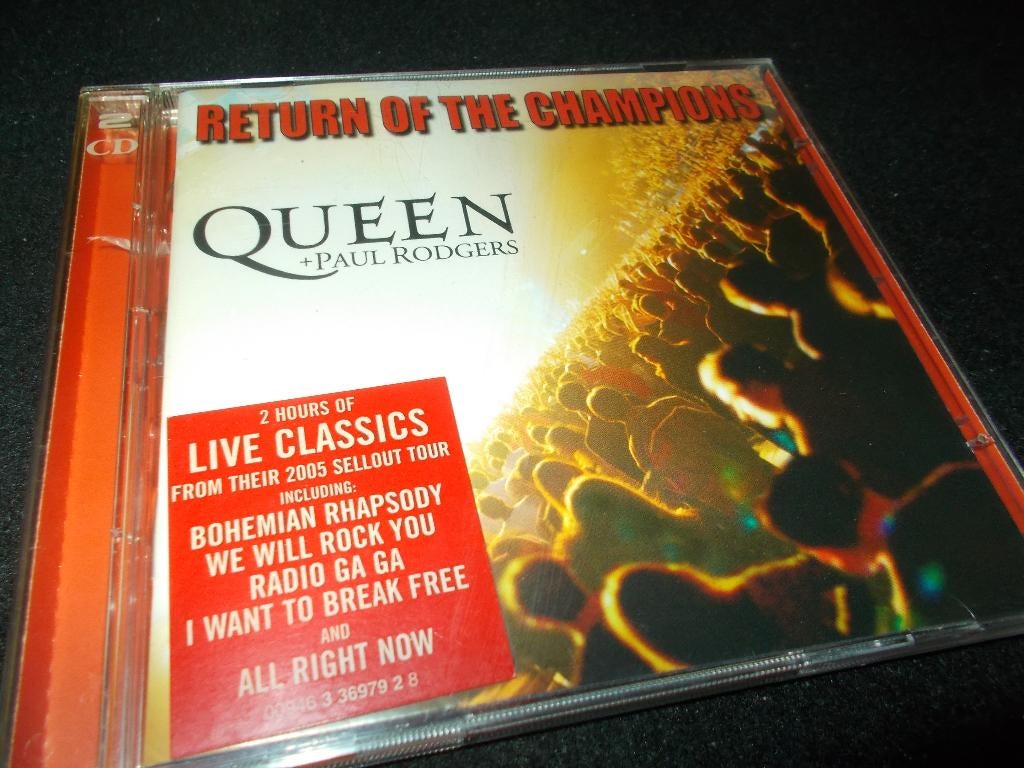 2CD - QUEEN + Paul Rodgers - Return  of the Champions Live, CD & DVD, CD | Hardrock & Metal, Utilisé, Enlèvement