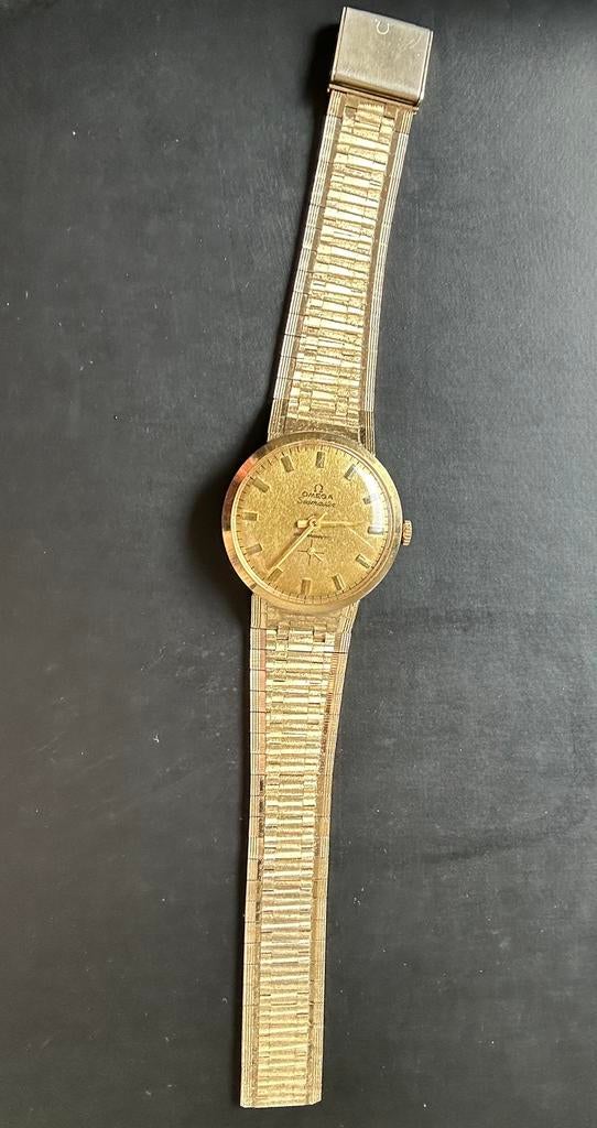 Omega semester 18k vergulde, Enlèvement ou Envoi, Comme neuf, Or