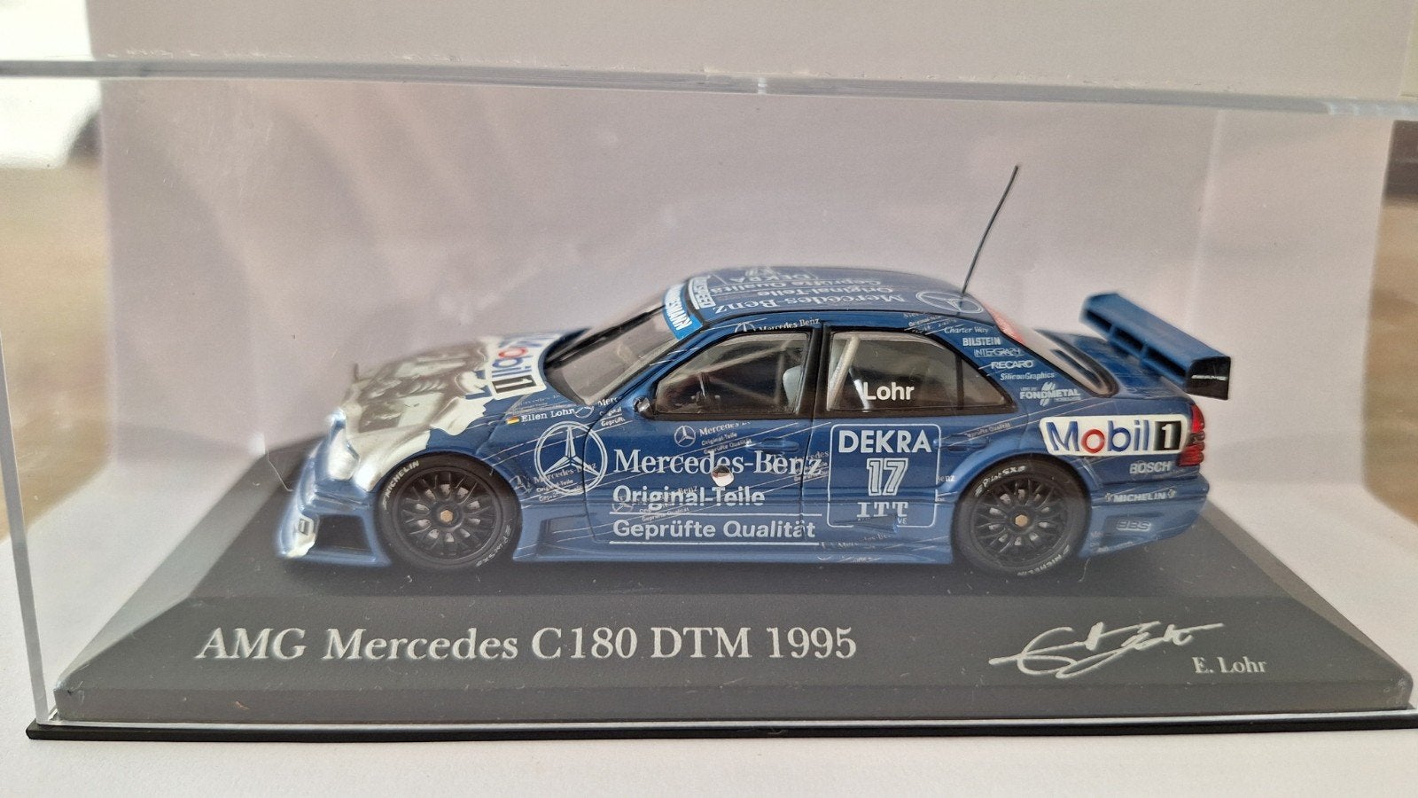 Minichamps 1:43 - DTM 1995 - Mercedes C180 AMG, Ellen Lohr, Enlèvement ou Envoi, Comme neuf, Voiture, MiniChamps