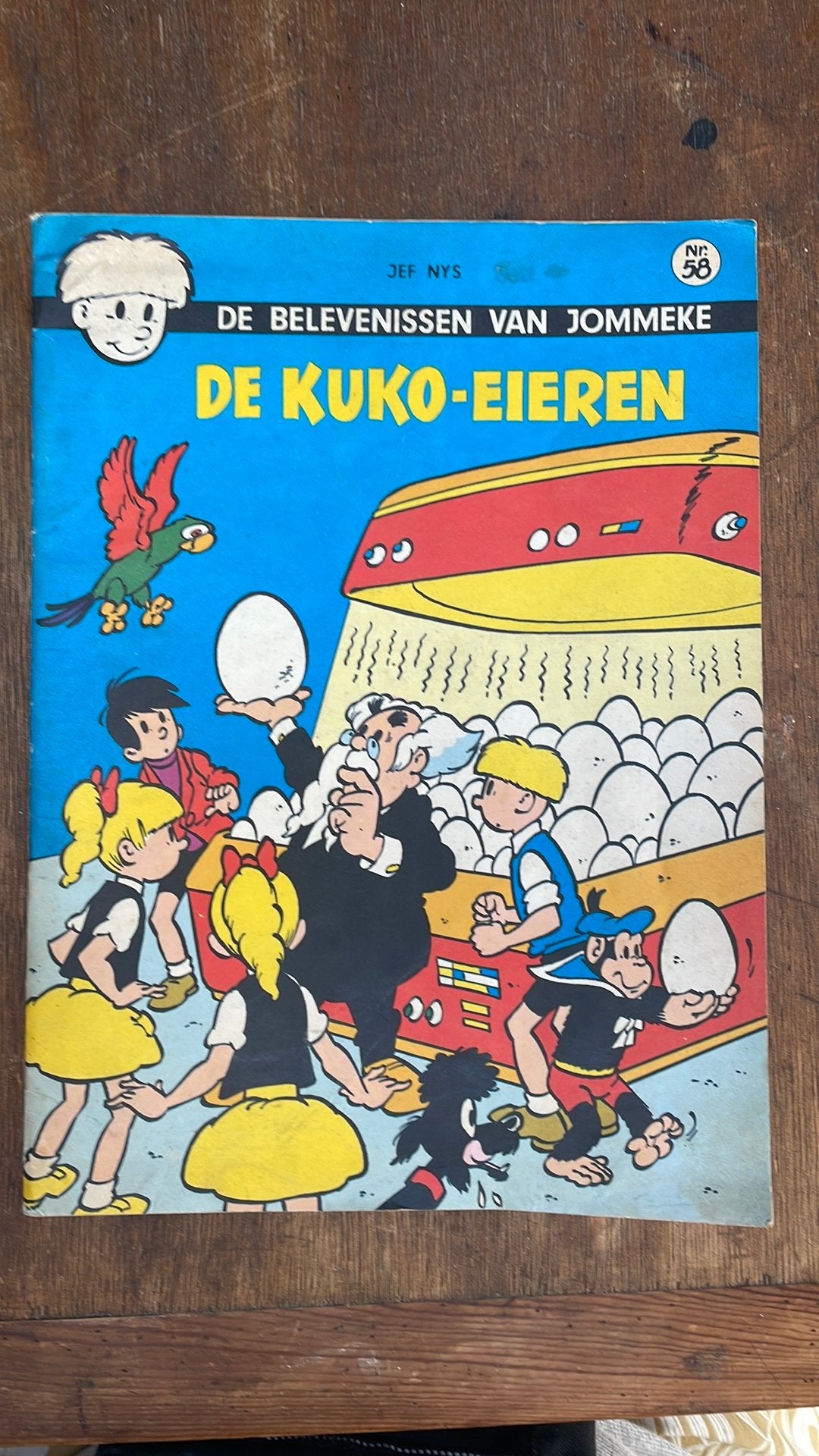 Jommeke ‘ de kuko-eieren ‘, Ophalen, Gelezen