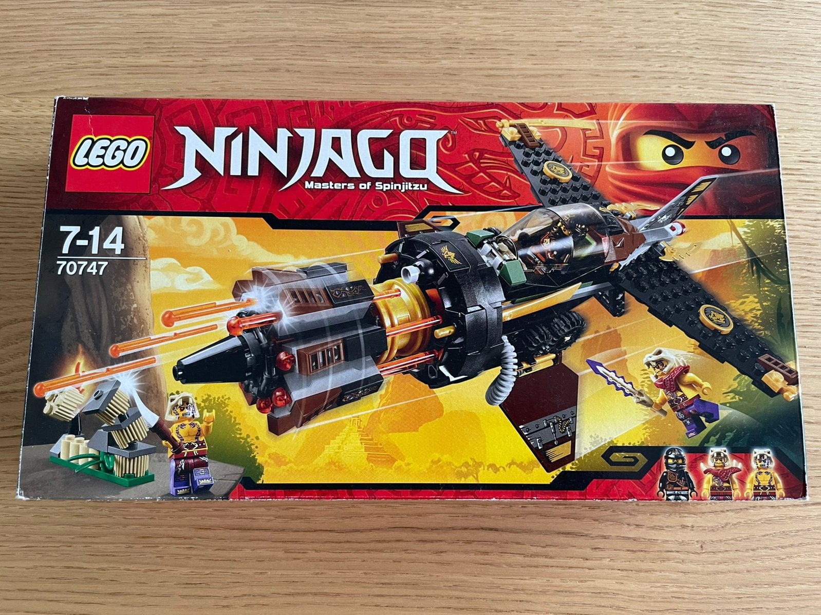 LEGO NINJAGO 70747 MASTERS OF SPINJITZU 100% compleet, Verzenden, Lego, Zo goed als nieuw, Compleet
