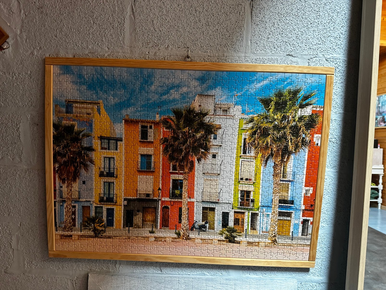 Mexico puzzel in kader, Antiek en Kunst, Ophalen